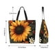 thumbnail image 5 of Fotbe Sunflower Floral Butterfly Bolsa Tote Estética de Lona con Estampado para Mujer - Bolsa Reutilizable de Hombro Casual para Vacaciones, Compras, Trabajo y Gimnasio, 5 of 8