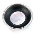 Double Cups Stainless Steel Coffee Machine Capsules Filter Handle Pods