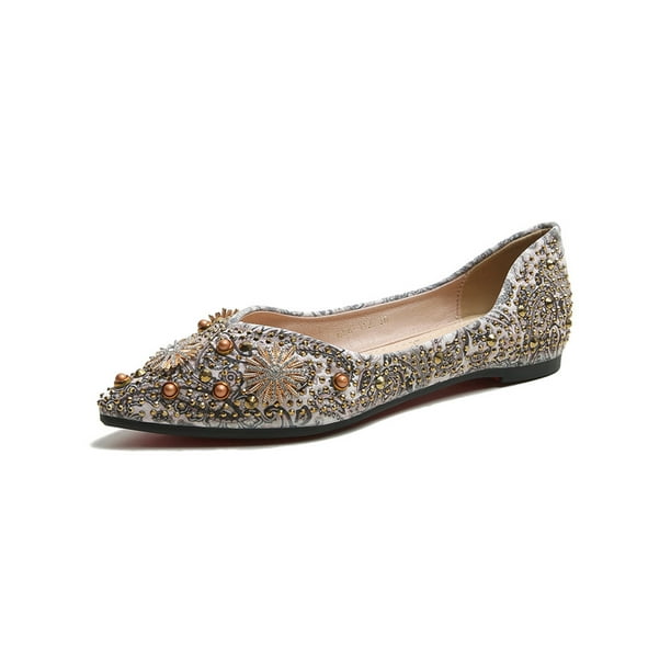 Flats with deals rhinestones