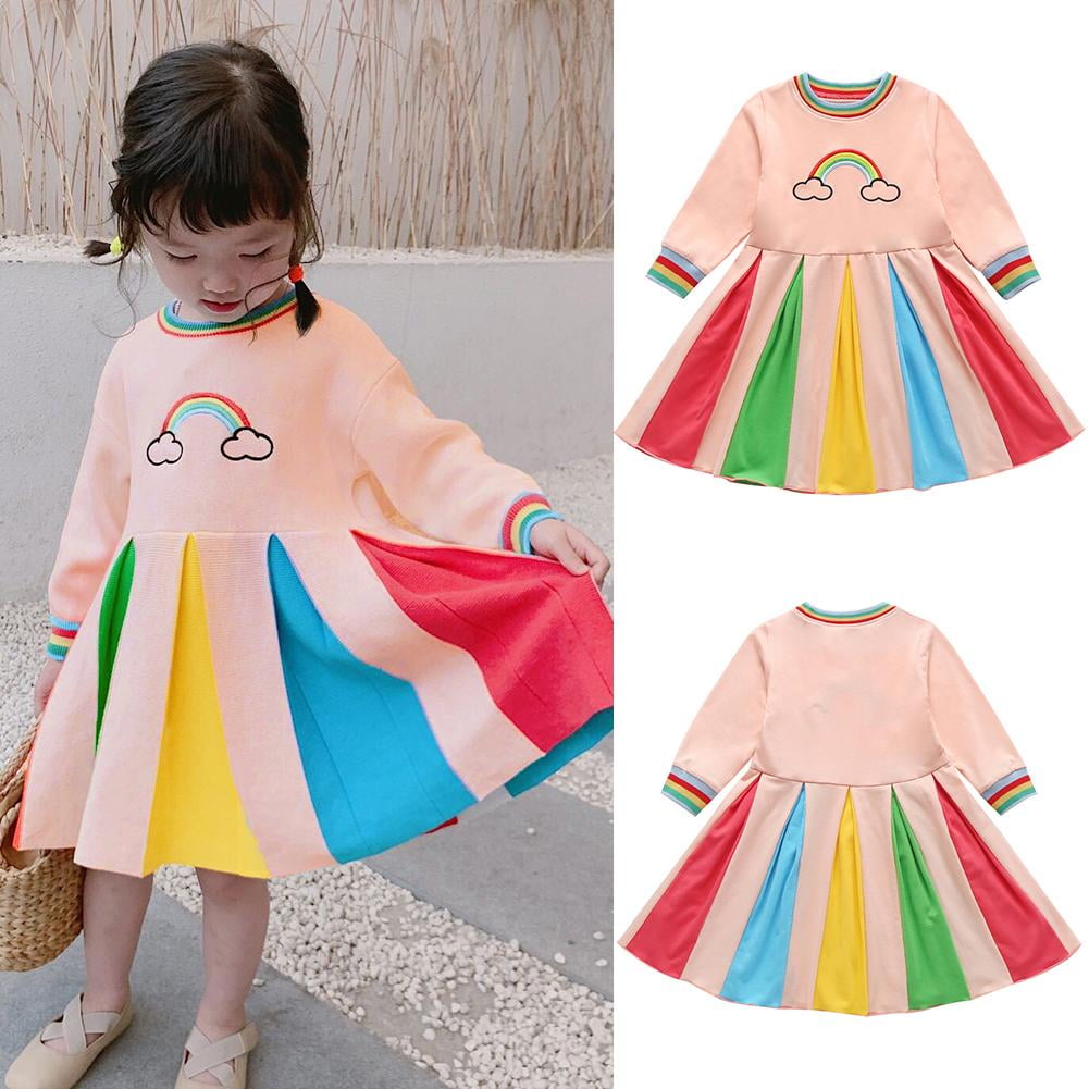 rainbow dress 5t