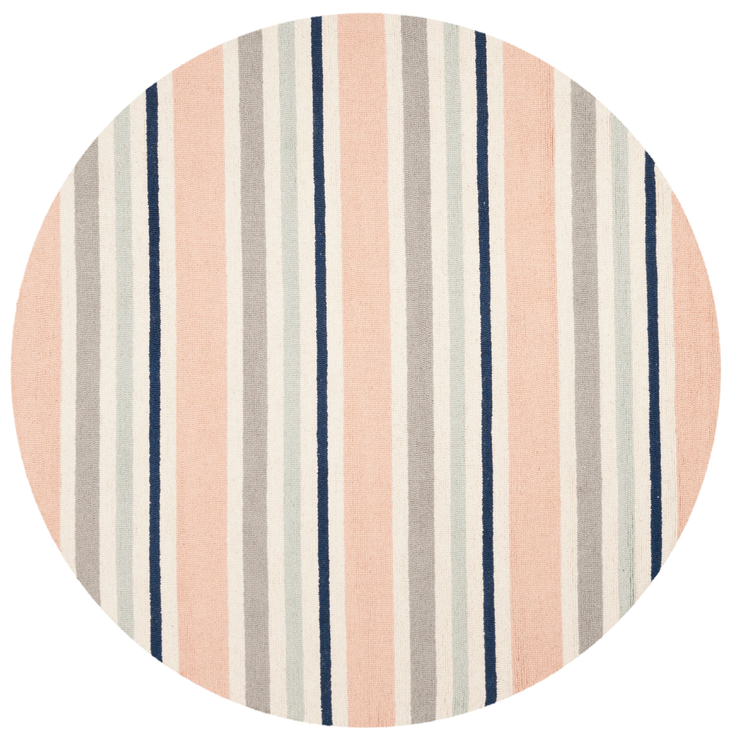 Safavieh  Handmade Kids Divina Wool Rug 5'  x  5' 5' Round Indoor,Handmade Living Room,Kids Room,Bedroom Round