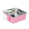 thumbnail image 5 of Walbest Pet Dog Cat Hanging Food Bowl Cage Fixed Drinking Water Feeder Pet Supplies, Pet Cage Fixed Food Bowl, 5 of 7