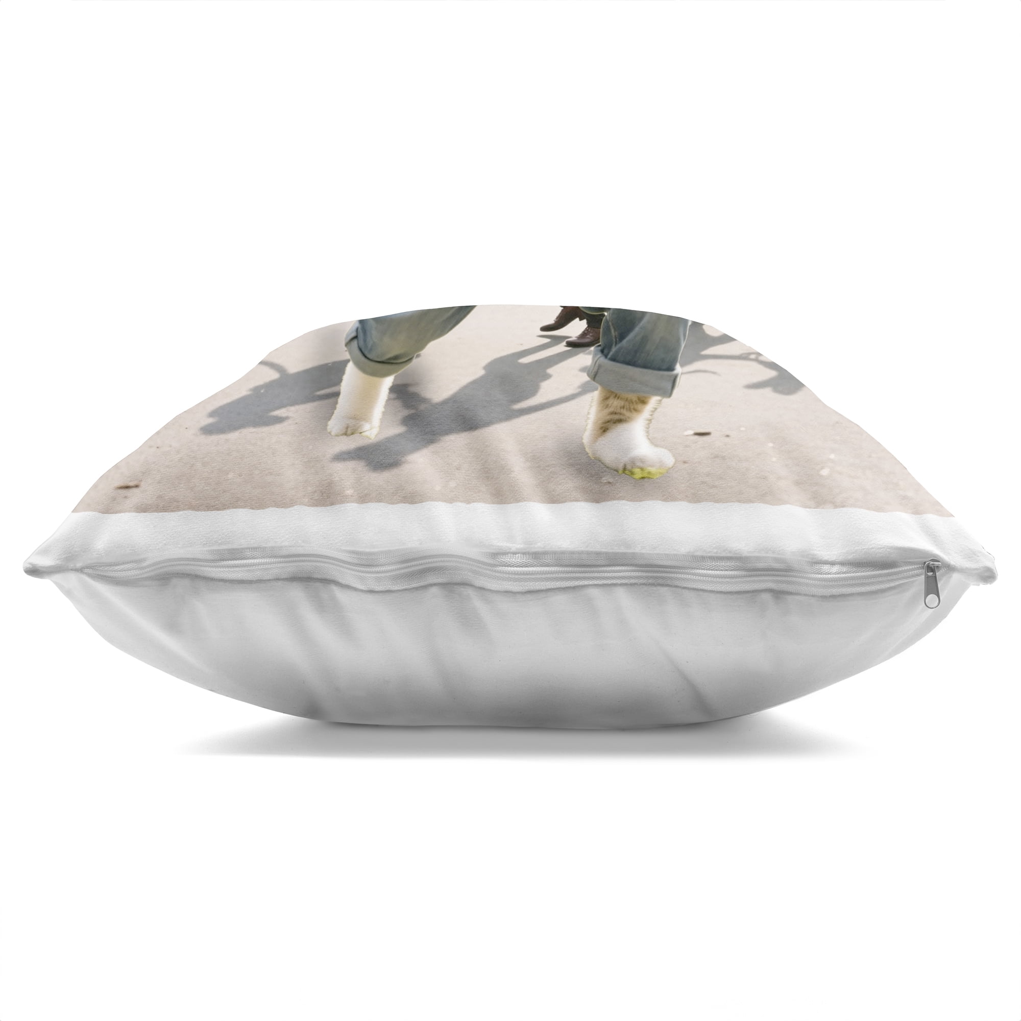 Stupell Industries Stylish Cat Dancing in Park Decorative Printed Throw Pillow, design by CAD Designs, 18 x 7 x 18