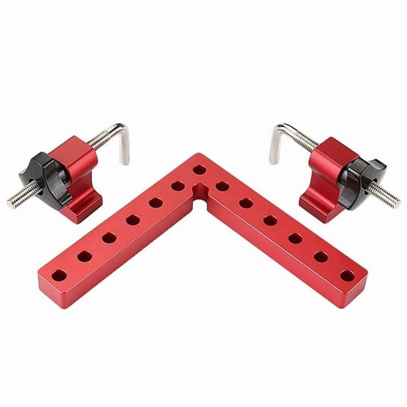 3 Piezas de 100 mm para CarpinteríA en áNgulo Recto Abrazadera FijacióN Accesorio Auxiliar Forma L