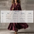 thumbnail image 3 of Jowdiw Velvet Dress for Women Plus Size Long Sleeve Cowl Neck Loose A Line Maxi, 3 of 6