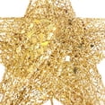thumbnail image 2 of Bangus Christmas 4.7 Inch Glittered 5 Point Star Treetop, 2 of 6