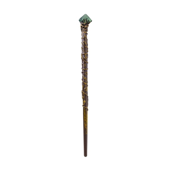 Kraoden Natural Crystal Magic Scepter Wand, Handmade Gemstone Decor Stick for Home, Collection, and Dress Accessories, Distinctive Textured Multi-Scene Decoration