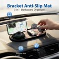 thumbnail image 3 of Multifunction Car Anti-Slip Mat Universal Phone Holder, Anti Skid Car Dashboard Pad with Temporary Parking Numbe and Pad for Phones Sunglasses Keys Gadgets, 3 of 9
