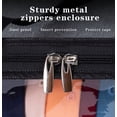 thumbnail image 5 of Misslo Clear Hat Storage Bag w/ Zippered Dustproof Lid, 25"x7.6", Transparent, Holds 20 Caps, 5 of 8