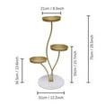 thumbnail image 2 of Indoor Flower Pot Display Rack Corner 3 Tier Plant Stand Holder for Living Room, 2 of 12