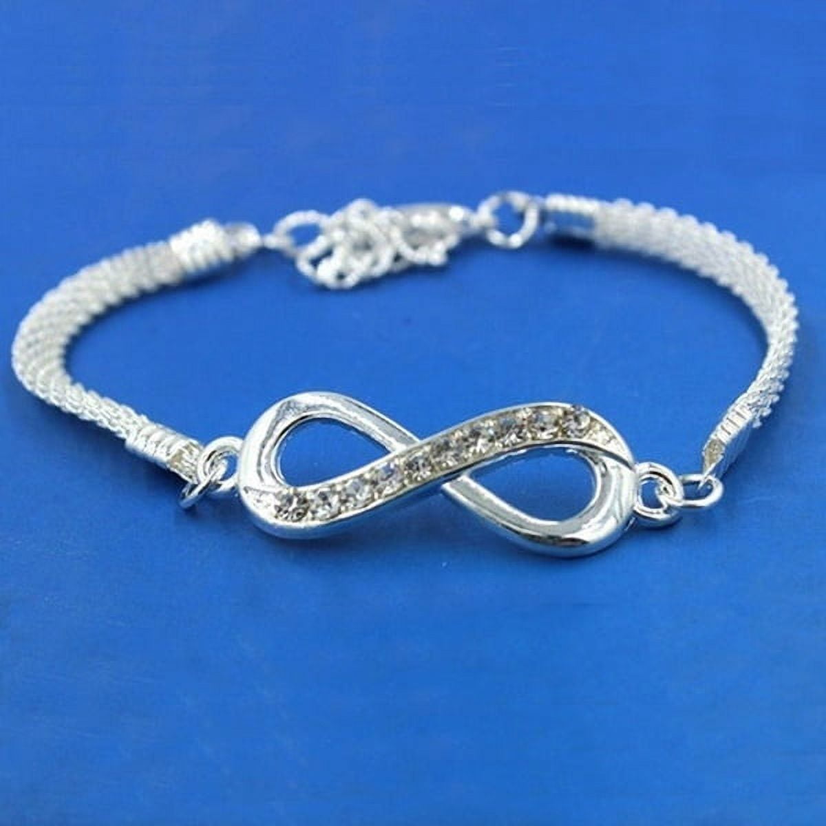 AVR JEWELS Shinning Infinity Bracelet For Women and Girls – S A A B O O