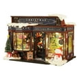 thumbnail image 1 of CGYan Toys and Hobbies DIY Christmas Theme Miniature House Kit Book Gaming With Furniture & LED Great Creative Crafts Gift For Birthday Model Building Kit For Adults Kids Christmas 10ml, 1 of 9