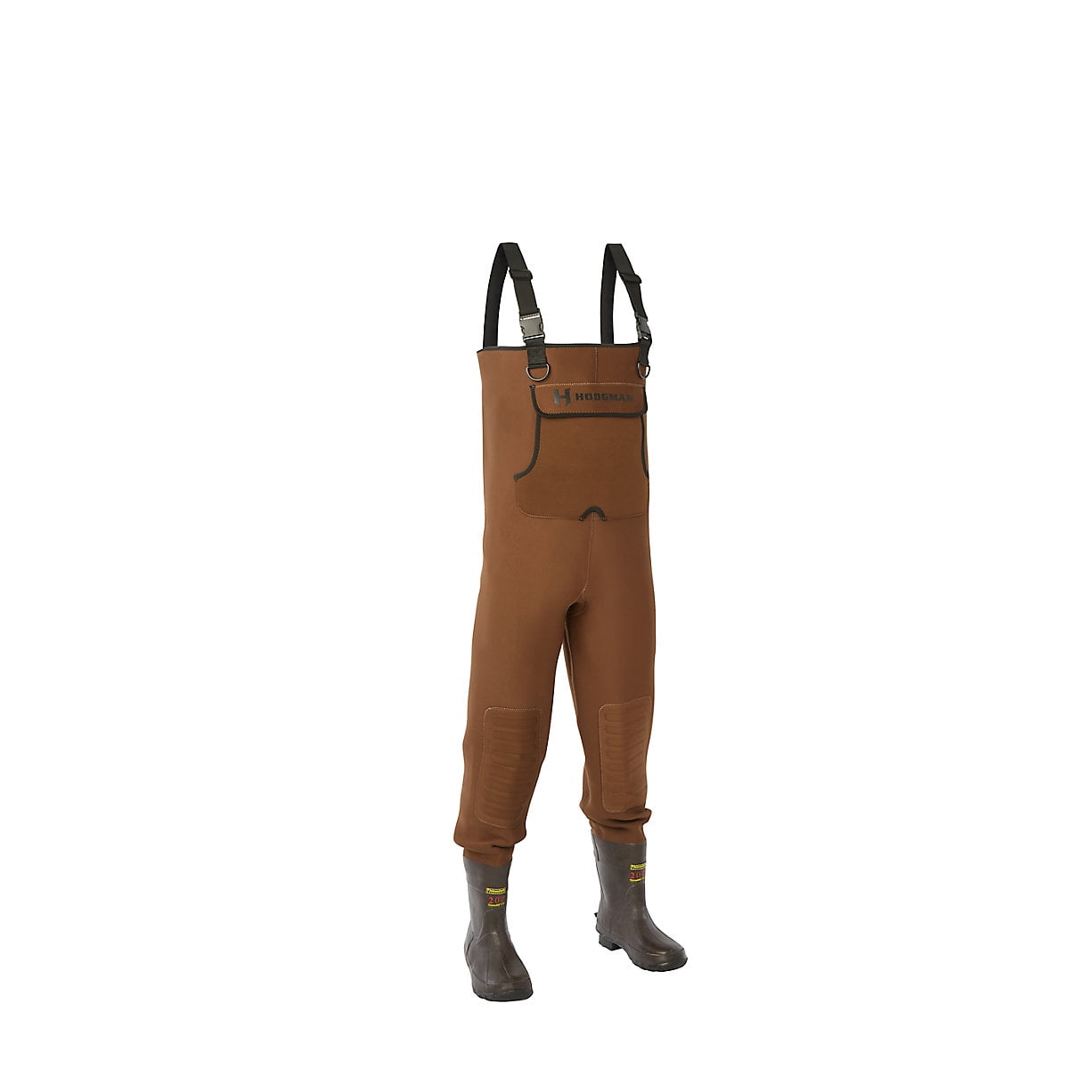Details about   HODGMAN WADERS RUBBER BOOTS COTTON UPPER DURABLE mens size 7 CASTER POCKET BROWN 