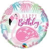 Loftus International Q5-7274 18 in. Birthday Pink Flamingo Balloon