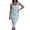 w93# Light Blue186, variant on WUXIAN Bodycon Dresses For Women Solid Color Sleeveless Sweetheart Neck Slim Fit Ruched Fashion Bandage Club Evening Party Midi Dress Tube Club Tank Clubwear,Orange,XXL