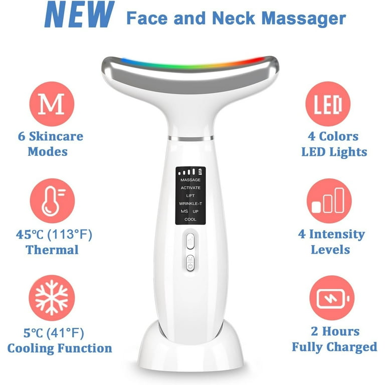 MS.DEAR Face and Neck Massager, Skin Lifting and Firming
