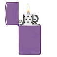 thumbnail image 5 of Zippo Slim High Polish Purple Pocket Lighter, 5 of 6