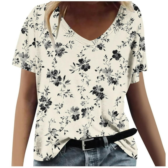 Cilsoka Short Sleeve Shirts for Women Dressy Plus Size Summer Tops for Women 5X-6X Women'S Plus Size Casual Summer Tunics Womens Blouses Plus Size 4x