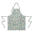 thumbnail image 2 of Gray Christmas Tree Apron-Garden Aprons for Women with Pockets-Cotton Linen Waterproof Kitchen Cooking Gardening Aprons Adjustable for Kitchen,Cooking,BBQ and Salon 32"x27", 2 of 7