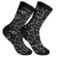 thumbnail image 4 of XIAONU Women's Elastic Floral Butterfly Print Mid Calf Socks, 4 of 4