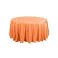 thumbnail image 2 of BalsaCircle 10 Pieces 120" Orange Round Polyester Tablecloths Linens Kitchen Dining Banquet, 2 of 6