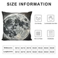 thumbnail image 5 of YINGXI  Decor Throw Pillow Case Full Moon Bright with Stars in Black Universe Cushion Covers for Women Men for Couch Bedroom Living 20x20in, 5 of 5