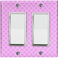thumbnail image 1 of Metal Light Switch Plate Cover Japanese Sea Wave Pattern Purple Wallpaper WAL022, 1 of 13