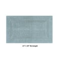 thumbnail image 4 of Better Trends 24" x 40" Premium Bathroom Rug Mat, 100% Cotton, Extra Soft Tufted Door Mat, Water Absorbent & Reversible Bath Mat (Blue) Lux Collection, 4 of 6