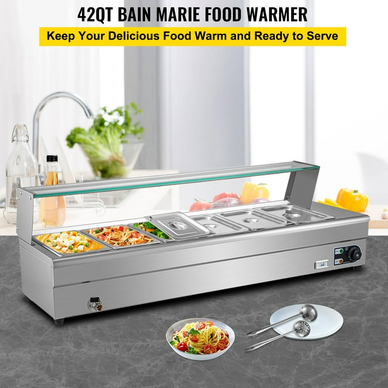 commercial electric hot glass food warmer