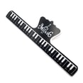 thumbnail image 2 of HEVIRGO Clip de Printemps Coloré Multifonctionnel Partition de Musique en Plastique Clips Fixes pour Guitariste, Noir, 2 of 10