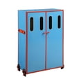 thumbnail image 3 of Acme Tobi Twin Bed Blue/Red & Black Train, 3 of 5