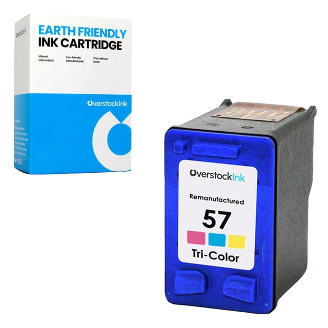 Cartucho de tinta de color 57 de reemplazo OverstockInk para HP