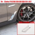 thumbnail image 2 of 1Pair Chrome Stainless Steel Car Side Fender Trim Accessories for- 5 Series F10 520Li 525Li 530 535Li 2011-2017, 2 of 8