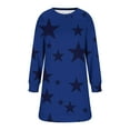 thumbnail image 4 of Robe d'Hiver pour Femmes, Robe Décontractée pour Femmes, Robe d'Automne et d'Hiver à Col Rond Manches Longues Imprimée, 4 of 4