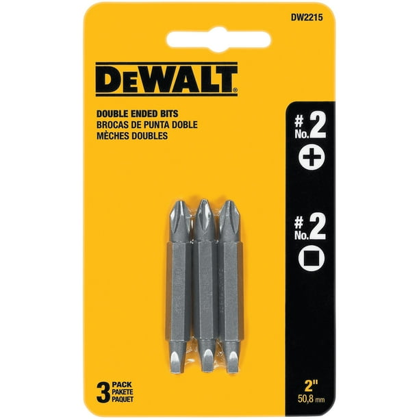 Punta de destornillador DEWALT DW2215 #2 Phillips y #2 Square Recess
