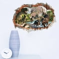 thumbnail image 3 of Uanit Three Dimensional Wall Breaking Dinosaur Decorative Stickers Decal Diy Decor Kids 3D Mural Removable Home Nursery Art Decor Wall Decals Peel and Stick Wall Stickers Decor, 3 of 6