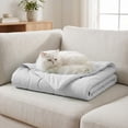 thumbnail image 4 of Cififendec All Season Pet Cooling Blanket, 35"×25", Lightweight Air Conditioner Quilt for Dog Cat Indoor Sofa Bed Summer Cool Sleeping Cover, 4 of 5