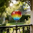 thumbnail image 3 of Hot Air Balloon Solar With Flickering Flame Light Outdoor Solar Hanging Lights For Garden Yard Farmhouse Patio Hangs 7.9", 3 of 4