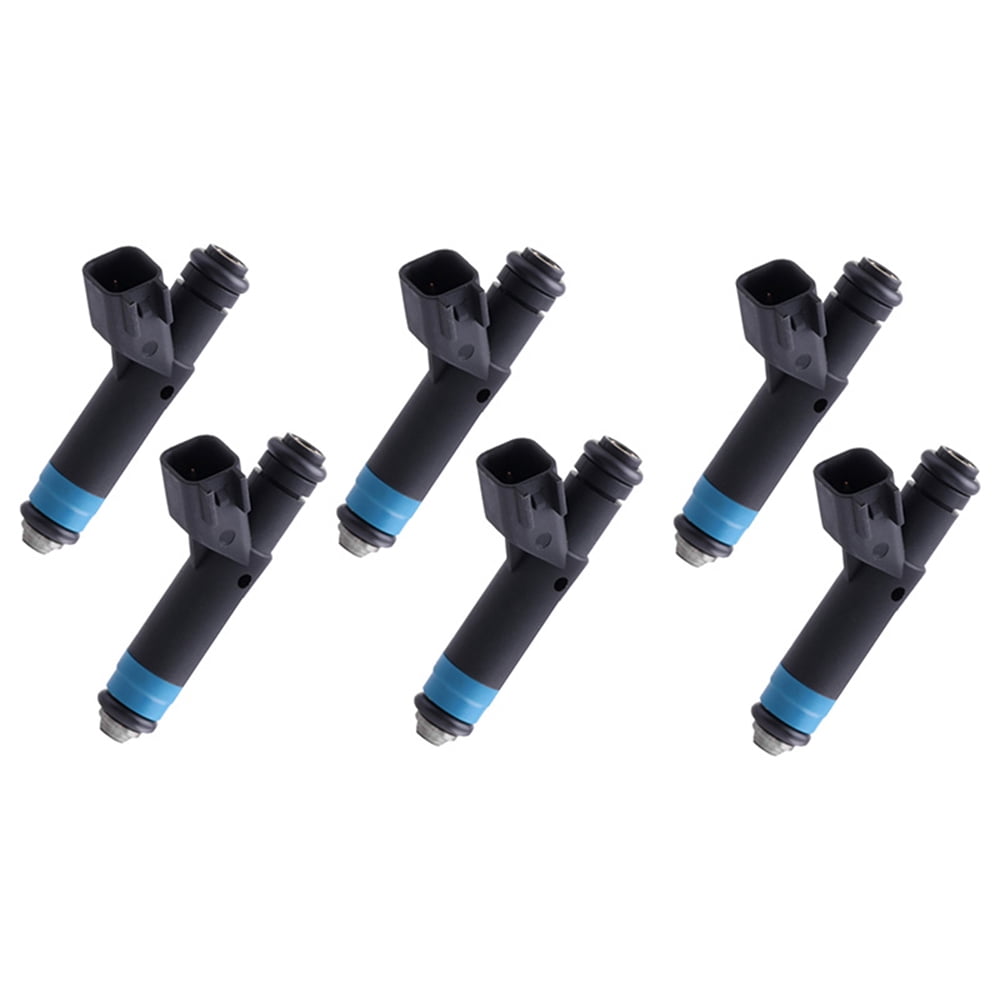 Fuel Injectors ECCPP 6pcs 4 Hole Fuel Injector Kits 04861238AC Fit for 2005 2006 2007 2008 for Chrysler Pacifica,2001 2002 2003 2004 2005 2006 2007 for Chrysler Town Country for Dodge Grand Caravan