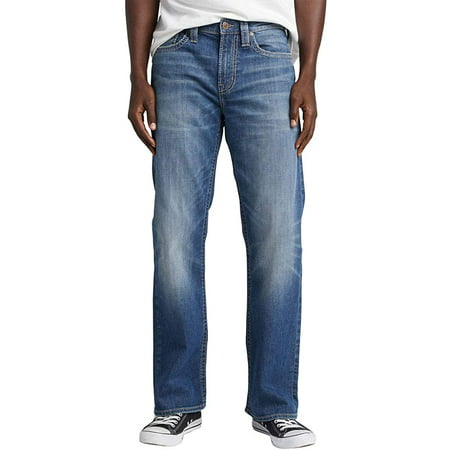 Silver Jeans Co. Men's Craig Easy Bootcut Jeans, Medium-Dark Indigo ...