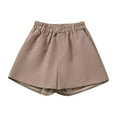thumbnail image 4 of Women Summer Pants Women's Casual Shorts Summer Comfortable Elastic Waist plus Size Pants for Women Work Casual High Waist Sexy plus Size Stretch Womens Sports Wide for Brown M, 4 of 6