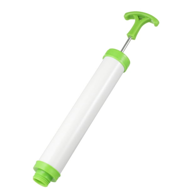 BRIGHTFUFU Bomba de vacío de aire manual de plástico de mano Bomba de desinflado de aire para bolsas de almacenamiento comprimidas al vacío