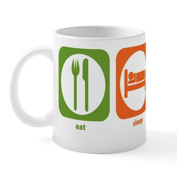 CafePress - Eat Sleep Physical Therapy Mug - 11 oz Ceramic Mug - Novelty Coffee Tea Cup