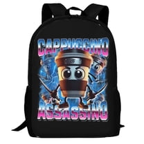 Italian Brainrot Backpack,3d Print Laptop Backpack Lightweight Casual Daypack Bookbag Multi-Function Travel Backpack 16.5 In