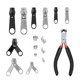 thumbnail image 1 of Jumpingount Kit de reparación de cremalleras de 85 Uds., herramientas de instalación, cremalleras de fijación convenientes, bolsa deslizante de Viajes, Equipaje y Accesorios Varios, 1 of 6
