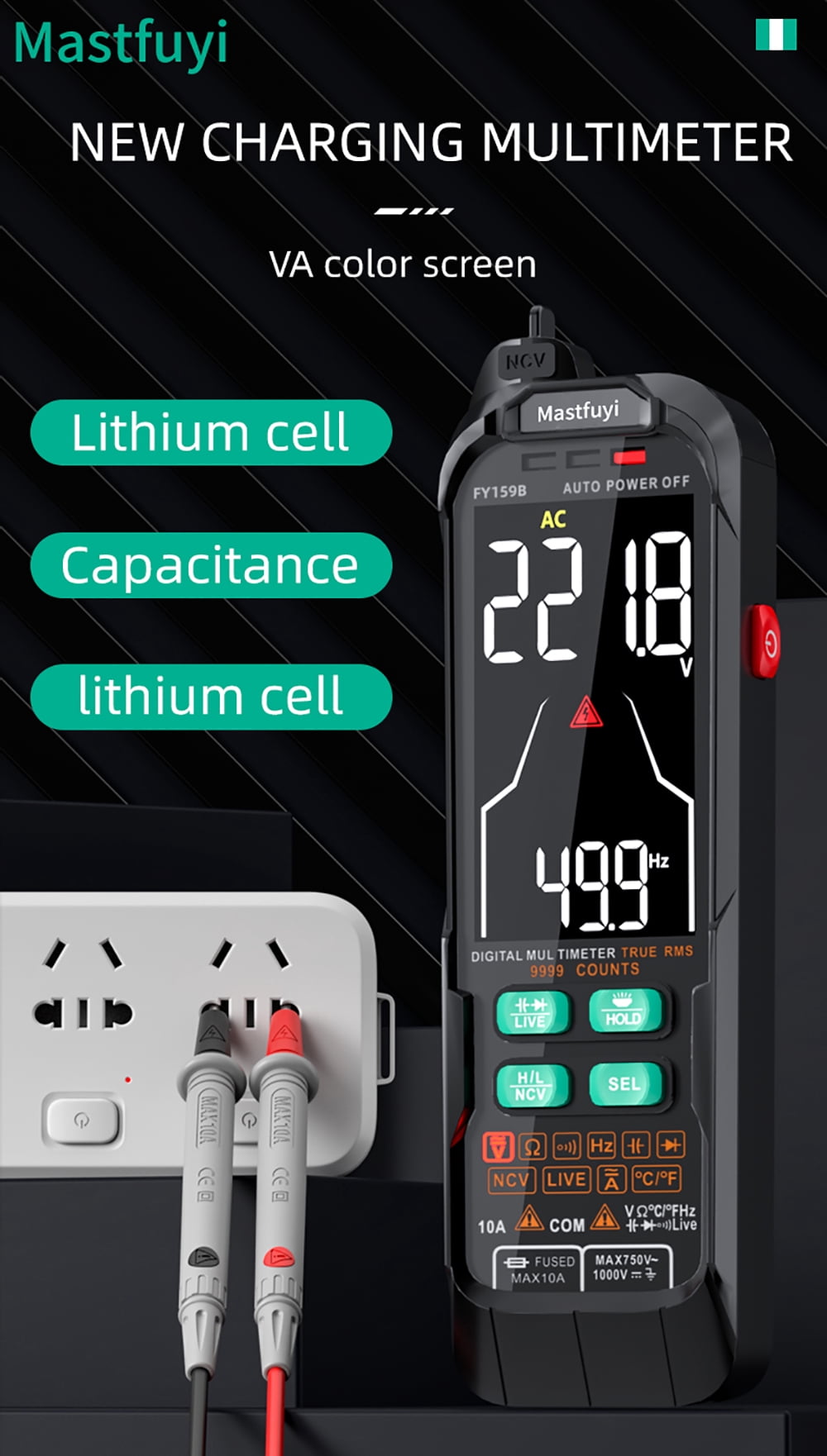Multimeters,Fy159b Portable Display Hxber Siuke Dsfen