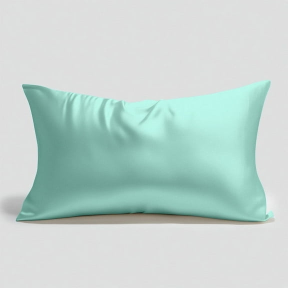 LSLJS Silk Pillow Cases & Pillow Covers - Throw Pillow Covers & Silk Pillowcase 28x15" for Couch Sofa Bed Living Room