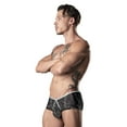 thumbnail image 2 of Male Power 130-290 Marble Mesh Micro Mini Short Color Black Size S, 2 of 7