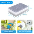 thumbnail image 6 of Heavy Duty Scrub Sponges,Dual-Sided Dishwashing Sponge for Kitchen,Multi-Use Deep Cleaning Scrub Sponge,Gray 20 Pcs, 6 of 7