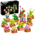thumbnail image 1 of Set de construcción CUBIMANA 1403PCS Botanical Collection 10+ Years, 1 of 9
